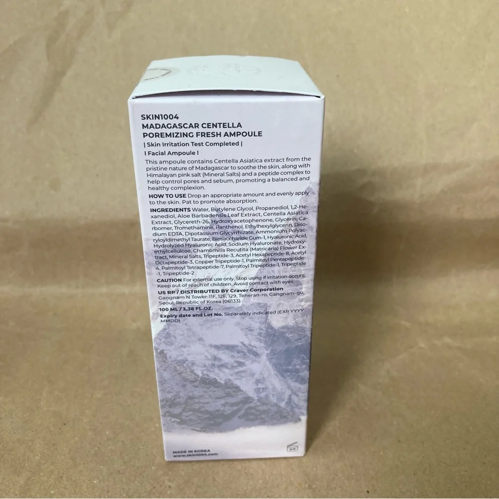 Skin1004 madagascar centella poremizing fresh ampoule